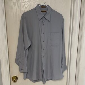 Milano Men's Light Gray Dress Shirt